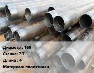 Труба обсадная 160 s=7.7 L=4 полиэтилен